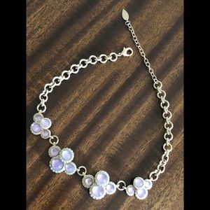 Coldwater Creek fashion gold tone iridescent necklace